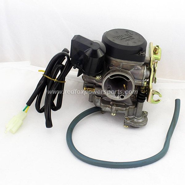 LOYPP Carburatore 50CC 4 tempi GY6 ad alte prestazioni 139QMB carburatore per scooter 49cc 50cc motore PD18J carburatore, carburatore 50cc, carburatore ciclomotore 50cc + collettore di aspirazione