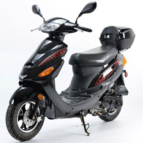 Black moped 50cc top