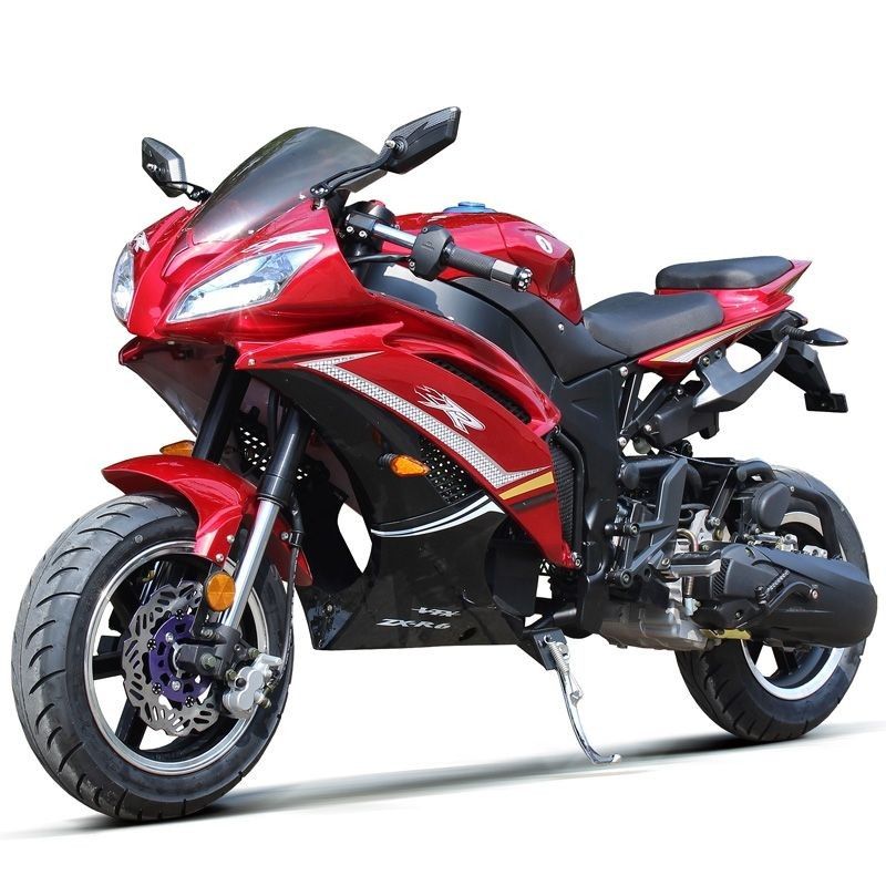 200cc Gas Motorcycle DF 200SST with CVT Auto Tranny Aluminum Wheels redfoxpowersports