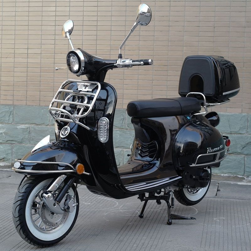 Black moped best sale