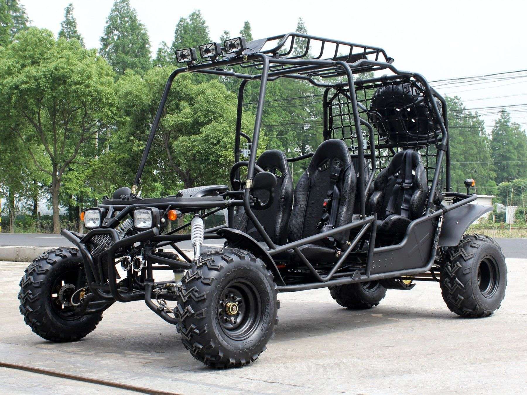 200cc Adult Gas Go Kart 4 Seater DF GHG with Auto Tranny Reverse Gear redfoxpowersports