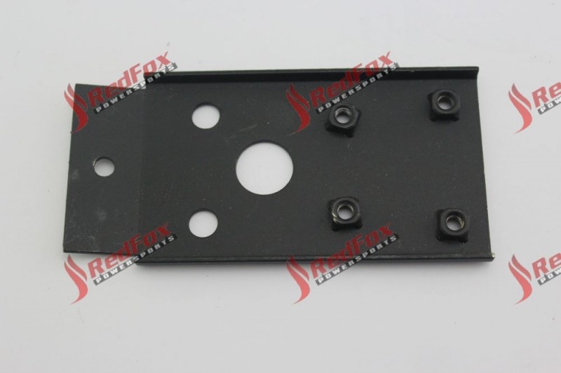 Rear mud board fixing plate