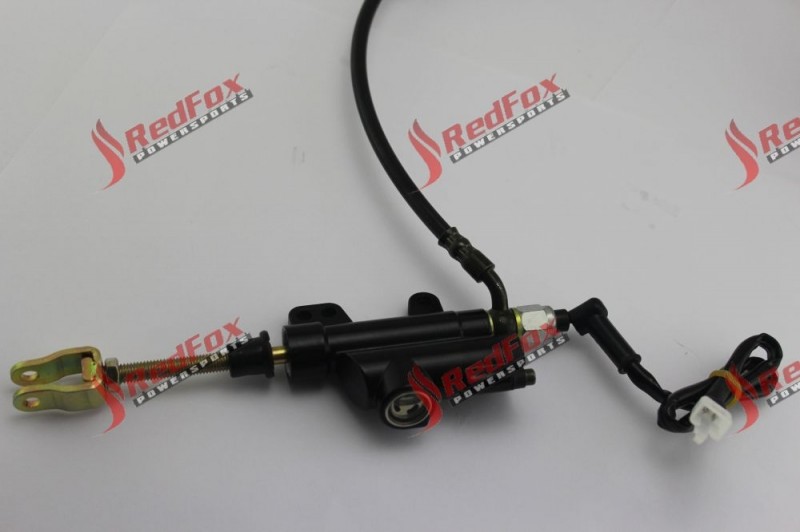 Rear disc brake front pump
