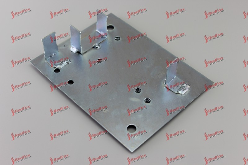 Fixed plate of the electrical box
