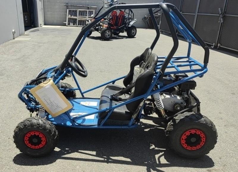 200cc GVA Go Kart, Auto with reverse, High Power Engine, Front/Rear Independent Suspension, Remote Control Shutoff, Spare Wheel (Brand New, Ready to Ride Package)