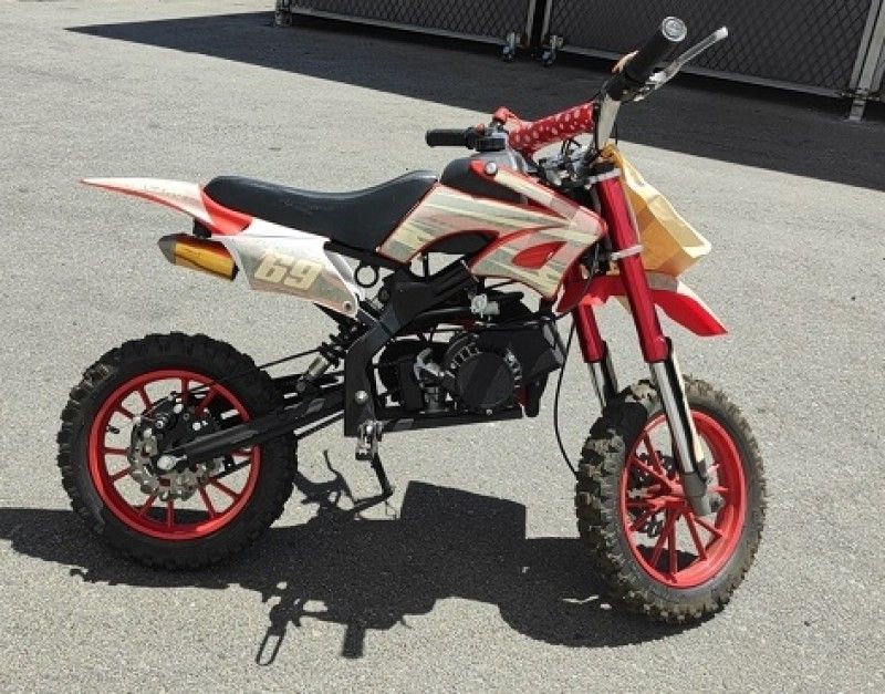 50cc Dirt Bike FC50 Kids Dirt Bike with 10inch Aluminum Wheel (Brand New, Ready to Ride Package)