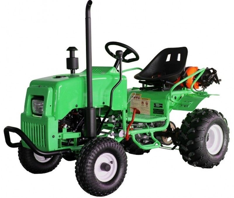 125cc Kids Gas Tractor Kart Junior Farm Ride with 7 liter water tank, Electric Start, Fully Automatic with Reverse