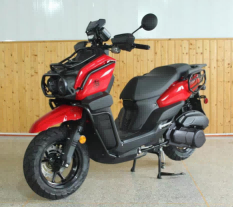 200cc Gas Moped Scooter Frontier 200cc FINAL Edition  by Boss Motor, Automatic CVT Engine, 12 inch Aluminium Rim with Meaty Tire, Optional Cargo Package for Massive Storage Capability 