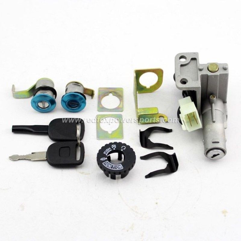 Ignition Key Switch Lock Set 50-150cc GY6 Moped Motorcycle Scooter