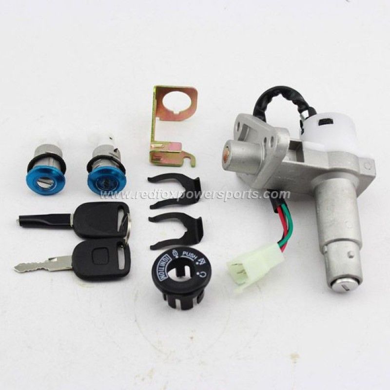 Ignition Key Switch Lock Set GY6 50-150cc Moped Scooter