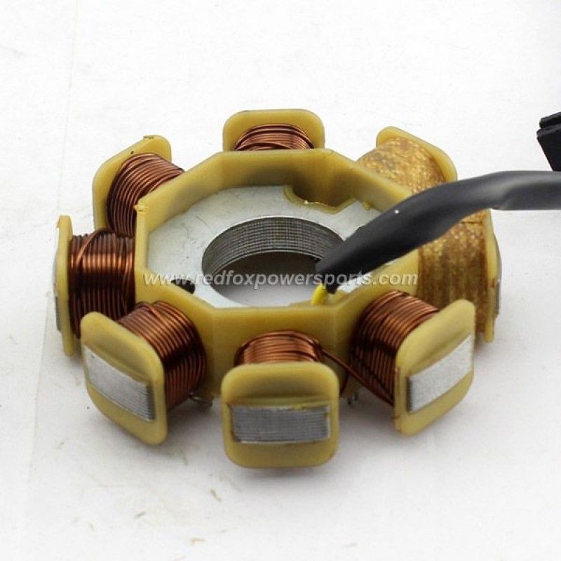 New Magneto Stator Coil 8 Pole for GY6 50cc Moped Scooter Motorcycle Bike ATV GO-KART