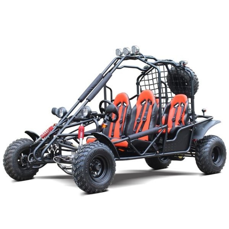 200cc Adult Gas Go-Kart 4 Seater DF GHD with Auto Tranny/Reverse Gear