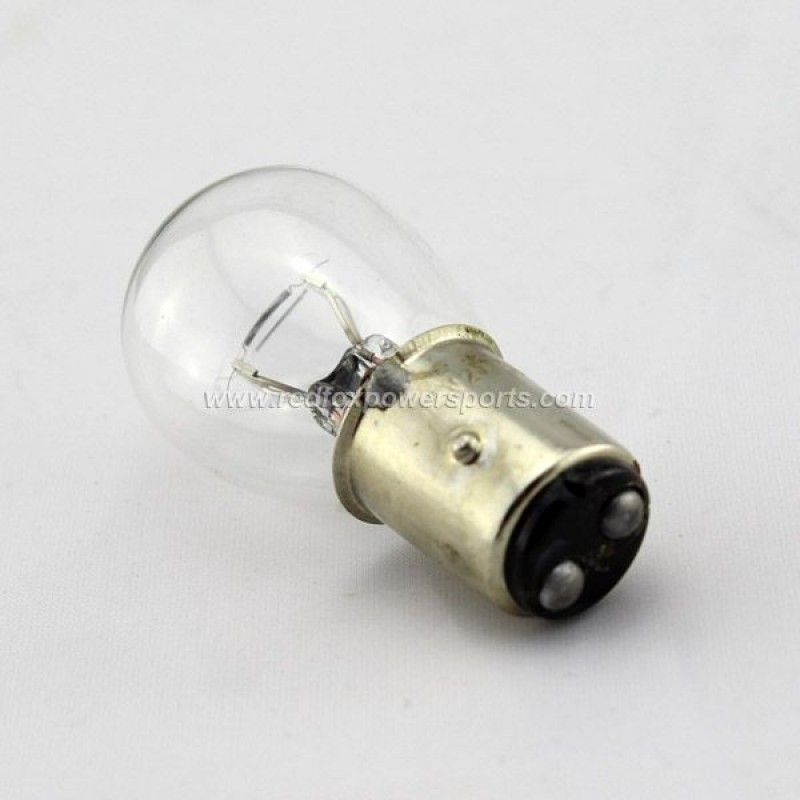 P12V 21/5W Clear Brake Light Bulb for Moped Scooter Motorcycle Bike ATV GO-KART