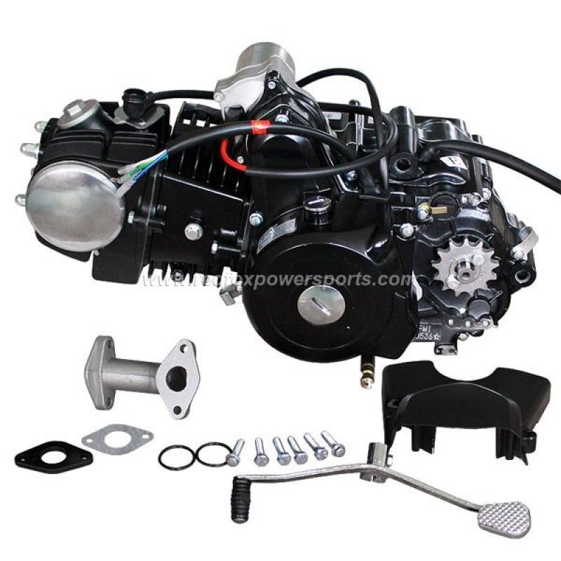 125CC 4 Stroke 3 Speed Auto With Reverse Engine Motor for ATV GOKART 3+1