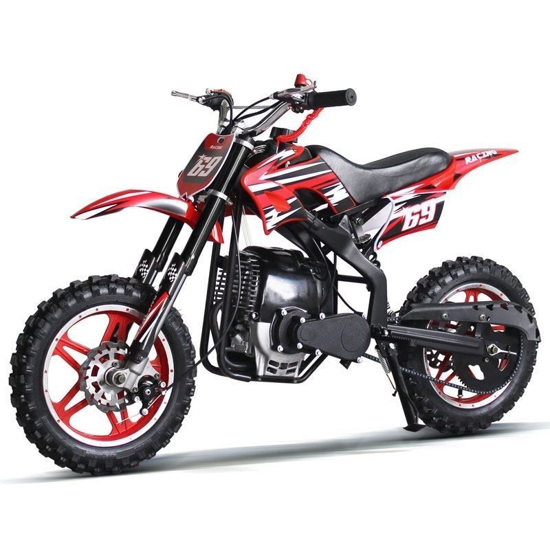 50cc Dirt Bike KDB-001 Kids Dirt Bike 4 Stroke Engine with big 10inch Aluminum Wheel and Big Size Off Road Tires