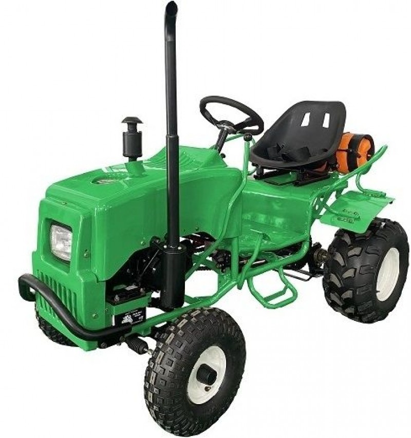 125cc Kids Gas Tractor Kart Junior Farm Ride with 7 liter water tank, Electric Start, Fully Automatic with Reverse