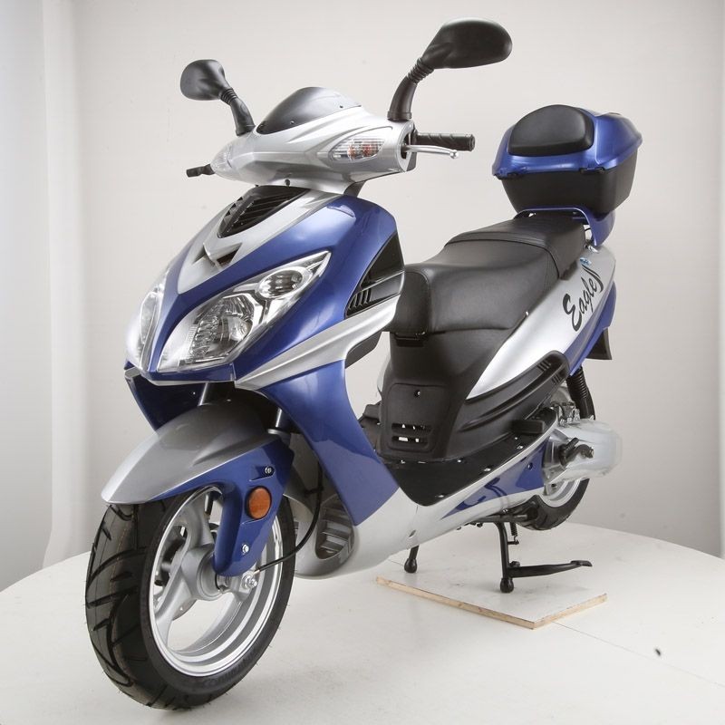 200cc Gas Moped Scooter Eagle 200cc Automatic CVT Engine Big Wheel and Body redfoxpowersports