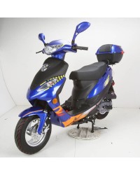 50cc Gas Scooter Moped Express Blue with Auto Transmission 