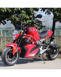 50cc Gas Motorcycle DF SRT with CVT Auto Tranny, Aluminum Wheels