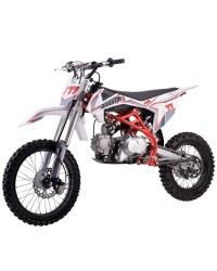 125cc Dirt Bike RF ZOOME K3-125 with 4 Speed Manual, Electric/Kick Start, Big F17/R14 Wheel, Perimeter Cradle Type Steel Frame, Inverted Fork