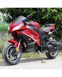 50cc Gas Motorcycle DF SST with CVT Auto Tranny, Aluminum Wheels