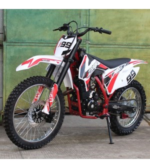 250cc Dirt Bike RF ZOOMe RTT with 5 Speed Manual Tranny, Electric and Kick Start,  Light Weight, Big 21/18 inch wheels