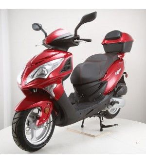 200cc Gas Moped Scooter Falcon QX, 200cc Automatic CVT Engine, Big Wheel and Body