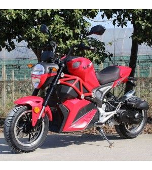50cc Gas Motorcycle DF SRT with CVT Auto Tranny, Aluminum Wheels