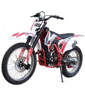 250cc Dirt Bike RF ZOOMe RTT with 5 Speed Manual Tranny, Electric and Kick Start,  Light Weight, Big 21/18 inch wheels