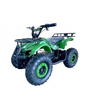 Kids ATV Electric 500W, Powerful Electric Motor, Grizzly Clone with Big Size 16 inch Tire, with Reverse, Alarm, Remote Kill Switch