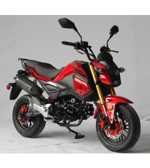 Boss Motor 125cc Vader 125 Special Edition, with Manual Transmission, Electric Start! Dual Headlights! Big 12" Wheels