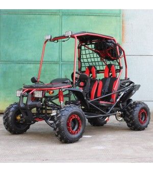 200cc GSX Go Kart, Full Size for Adult and Big Kids, Auto with Reverse, High Power Engine, Spare Wheel
