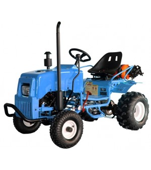 125cc Kids Gas Tractor Kart Junior Farm Ride with 7 liter water tank, Electric Start, Fully Automatic with Reverse