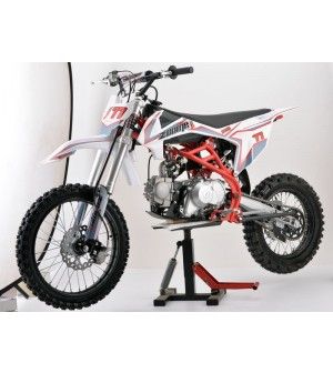 125cc Dirt Bike RF ZOOME K3-125 with 4 Speed Manual, Electric/Kick Start, Big F17/R14 Wheel, Perimeter Cradle Type Steel Frame, Inverted Fork