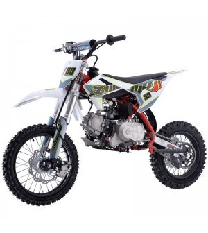 110cc Dirt Bike RF ZOOME S3-110 with Semi-automatic 4 Speed, F14/R12 Wheel, Cradle Type Steel Tube Frame, Inverted Fork