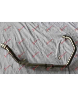 Muffler front pipe(with pad)
