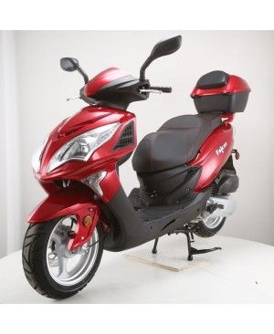 200cc Gas Moped Scooter Falcon QX, 200cc Automatic CVT Engine, Big Wheel and Body