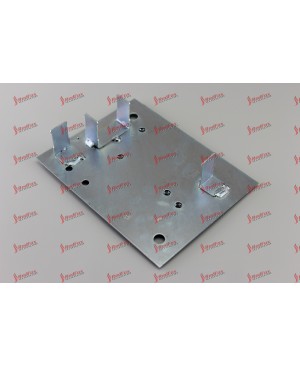 Fixed plate of the electrical box