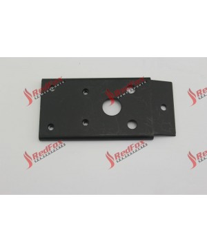Rear mud board fixing plate