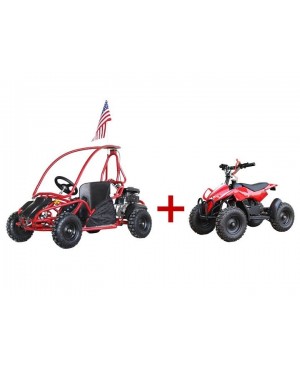 Kids Gokart 80GKS + FREE Kid's 50cc ATV (Free Ready to Ride Package on ATV)