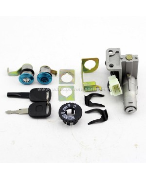 Ignition Key Switch Lock Set 50-150cc GY6 Moped Motorcycle Scooter
