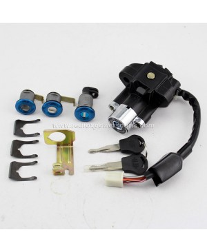 Jonway Ignition Key Switch Set for GY6 50-150cc Moped Scooter