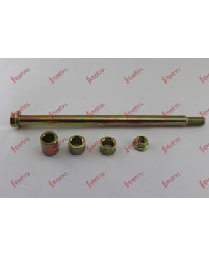 Rear wheel axle