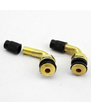 Motorcycle Brass Tubeless Tire PDR-32 Valve Stems 45 Degree