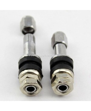 Chrome New Motorcycle TR43E Bolt On Tire Valve Stems Metal Flush for Cars Moped