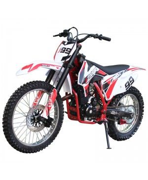 250cc Dirt Bike RF ZOOMe RTT with 5 Speed Manual Tranny, Electric and Kick Start, Light Weight, Big 21/18 inch wheels