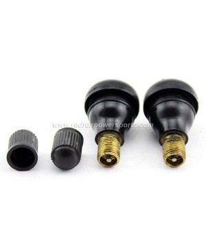 Motorcycle Black TR412 Tire valve Stems Short Moped Scooter