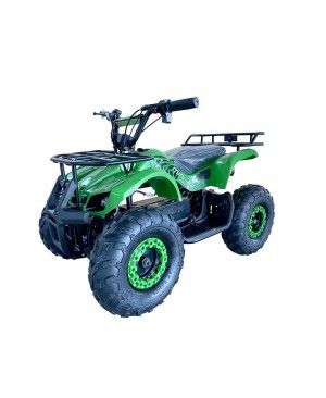 Kids ATV Electric 500W, Powerful Electric Motor, Grizzly Clone with Big Size 16 inch Tire, with Reverse, Alarm, Remote Kill Switch