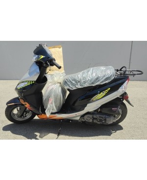 50cc Gas Scooter Moped Express Blue with Auto Transmission (Brand New, Ready to Ride Package)