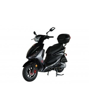 200cc Moped Scooter Boss Motor RZ 200 with New Design Sporty Look, LED  Electric and Kick Start, Low Seat Height